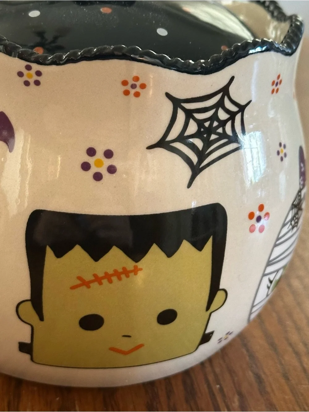 Temptations Boofetti Halloween 1 Quart Canister Or Cookie Jar
